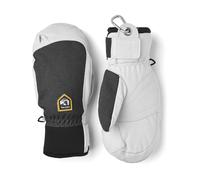 Hestra - Warm and durability ski mittens - Army Leather Patrol Mitt Charcoal in Softshell - Size 8 - Grey Grey 8