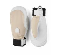 Hestra - Warm and durable ski mittens - Mitt Army Leather Patrol W Beige for Women in Softshell - Size 8 Beige 8