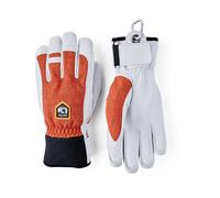 Hestra - Warm and resistant ski gloves - Army Leather Patrol Glove Brick Red in Softshell - Size 10 Red 10