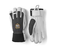 Hestra - Warm and resistant ski gloves - Army Leather Patrol Glove Charcoal in Softshell - Size 7 - Grey Grey