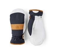 Hestra - Waterproof leather ski mittens - Voss Czone Mitt Black/Cork for Men in Leather - Size 10 Black 10