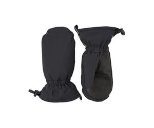Hestra - Waterproof ski mitten in Primaloft - Mist Mitt Black for Men in Leather - Size 9 Black 9