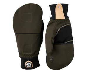 Hestra Windbreaker Pull Over Mitt, Waterproof, Windproof & Insulated Mitten with Hood for Extreme Cold and Winter Sports