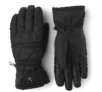 Hestra Women's Primaloft Leather Gloves Colour: 100100 Blk/blk, Size: 6