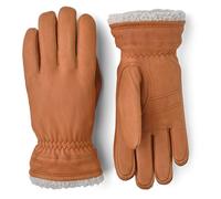 Hestra - Women's Buvika Deerskin - Gloves size 8, orange/brown