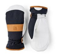 Hestra - Waterproof leather ski mittens - Voss Czone Mitt Black/Cork in Leather - Size 9 Black 9