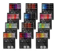 HESTYA 12 Boxes (120 Pcs) Pre Threaded Needle Kit Assorted Color (Multicolor)