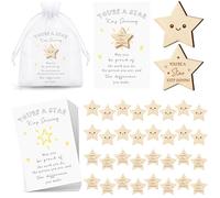 Hestya 36 Sets Employee Appreciation Gifts Bulk You're a Star Chips | Inspirational Chips Thank You Cards Organza Bags for Teacher Employee Coworker Team Staff Office Christmas Thanksgiving Gifts