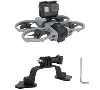 Hesupy Action Camera Mount Adapter Bracket for DJI Avata 360, Upper Expansion Carry Extended Holder Kit Suitable for Carrying Various Action Cameras Fill Light Accessories