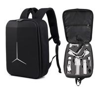 Hesupy Backpack Case for DJI RS 4 Mini, Carrying Bag Travel Storage Case EVA Protective Cover Portable Organizer for RS4 Mini Gimbal Stabilizer Combo Accessories Full Protection