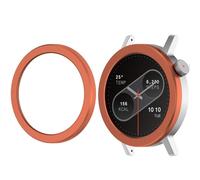 Hesupy Bezel Ring for CMF Watch Pro 2, Replacement Metal Frame Cover Plate Hard Case Smartwatch Bezel Bumper Protector Guard for CMF by Nothing Watch Pro 2 (Orange)