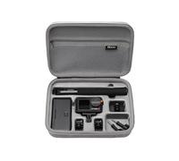 Hesupy Carrying Case Bag for DJI Action 5 Pro, Portable Travel Storage Case Organizer Protective Hard Shell Cover Handbag Action Camera Accessories, 25.3x19.4x7.5cm, Gray