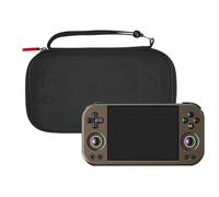 Hesupy Carrying Case for RG477M, Travel Storage Bag Hard Protective Cover Case Shockproof Portable Organizer Bag for RG477M Retro Handheld Game Console Protection, Black