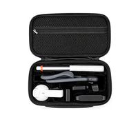 Hesupy Large Carrying Case for Insta360 X6 Essentials Bundle, Portable Travel Storage Bag Hard Protective Shoulder Organizer Fits for Neck Strap, 114cm Selfie Stick, Charge Case, Batteries, Black