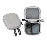 Hesupy Mini Case for DJI OSMO Nano, Travel Storage Bag PU Leather Carrying Case Portable Organizer EVA Protective Cover Box for Nano Action Camera (Gray)