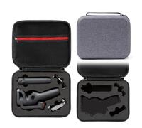Hesupy Travel Carrying Case for DJI Osmo Mobile 6, Portable Storage Organizer Bag EVA Hard Case Protective Cover for OM6 Handheld Mobile Phone Gimbal Stabilizer Protection (Gray + Black Lining)