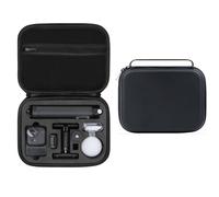 Hesupy Travel Carrying Case for Insta360 Go Ultra Creator Bundle, Large Capacity Storage Bag Portable Organizer Waterproof PU Protective Box for Go Ultra Action Camera (Black)