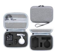 Hesupy Travel Case for Insta360 GO Ultra, Portable Carrying Case Storage Bag Organizer for GO Ultra Standard Bundle EVA Shockproof Protective Box (Gray)