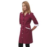 Hesxuno SIGGI Unisex's Mia Work Utility T-Shirt, Burgundy, M