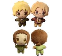 Hetalia Axis Powers Plush Key Chain USA British Chinese Nunu Plush Stuffed Animation Moe Toy Cute Soft Comfortable Decoration Daily Surroundings Keepsake Gift (United Kingdom)