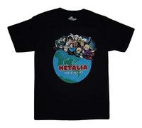 Hetalia World Series T-Shirt Black Mens Tees XL