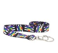 Heterosexual Straight Ally Allies Gay Pride Flag Lanyards - Gay Pride Badge Holders for Pride Parades and Events (1 Lanyard), Multicolor, S