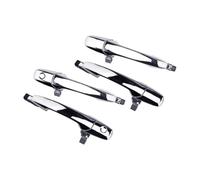 HETEVSCCK 4pcs Car Front Rear Left Right Outer Exterior Door Handle Chrome for Mazda Bt50 2006 2007 2008 2009 2010 2011