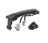 HETEVSCCK Car Door Handle 82644-1FA5A 80644/80640-3WC2A Front O/S Driver Left Exterior Door Handle for Nissan for Juke 2010-2019(1pc with Hole)