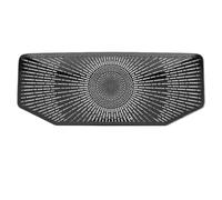 HETEVSCCK Car Front Reading Light Audio Tweeter Speaker Cover For Toyota RAV4 XA50 2019 2020 2021 2022 2023 2024 RAV 4 Hybrid (Black)