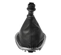 HETEVSCCK Car Gear Shift Knob For Renault Trafic III 2014-2019, Black, ABS Plastic and Leather, Round, Knob, Shift Knob, Shifter Cover