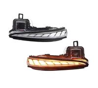 HETEVSCCK Dynamic LED Front Side Mirror Indicator Turn Signals For Toyota For Tacoma RAV4 For Alphard For Vellfire For Highlander (Clear Lens)