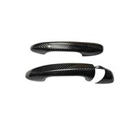 HETEVSCCK for C-Class W205-AMG GT 2 Door 3 Pieces LHD/RHD with/No Remote Keyholes Full Dry Carbon Fiber Door Handle Cover(RHD no Hole)