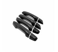 HETEVSCCK for CR-V 2017 2018 2019 2020 2021 Carbon Black Chrome Car Door Handle Covers Trim RHD(LHD Carbon 0 sensors)