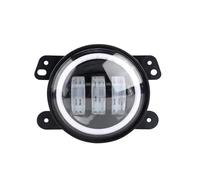 HETEVSCCK For Dodge For Journey For Magnum For Charger 4 Inch Car Headlight 30W Fog Light With White Halo Ring DRL Angel Eyes Light (1 Pcs)