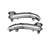 HETEVSCCK For F20 F21 F22 F30 E84 1 2 3 4 Series LED Side Wing Mirror Indicator Repeater Dynamic Turn Signal (Crystal)