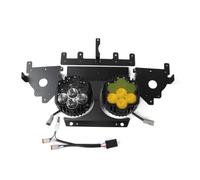 HETEVSCCK For Harley For Road For Glide CVO Limited Ultra FLTRX 2015+ Clear Motorcycle Headlight High And Low Beam And Yellow Fog Light