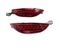HETEVSCCK For Hyundai For Accent For Verna For Solaris For Brio 2008-2015 Car Rear Bumper Light Tail Reflector Brake Turn Signal Fog Lamp (3 Functions)