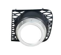 HETEVSCCK For Land Rover For Range Rover For Vogue L322 2010 2011 2012 Car Front Bumper Fog Light Grille Cover Frame Trim (Silver 1pc right)