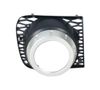 HETEVSCCK For Land Rover For Range Rover For Vogue L322 2010 2011 2012 Car Front Bumper Fog Light Grille Cover Frame Trim (Silver 1pc left)