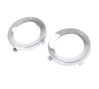 HETEVSCCK For Subaru For Forester 2009 2010 2011 2012 2013 A Pair Front Chrome Fog Light Lamp Cover Cap Trim Ring 57731SC000