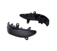 HETEVSCCK For Subaru For Forester For Outback For Legacy For Tribeca 2008 2009 2010 2011 2012 2013 2014 LED Dynamic Side Mirror Lights Turn Signals (Black)