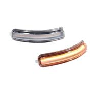 HETEVSCCK Front Car Side Mirror Amber Dynamic LED Sequential Turn Signals For Nissan For Altima 2007 2008 2009 2010 2011 2012 2013 (Clear Lens)