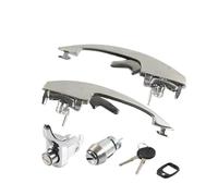 HETEVSCCK Left Right Exterior Door Handles with 2 Keys for VW for Beetle for Vocho 1973-2004 111837205J 1BM827503 1BM837205