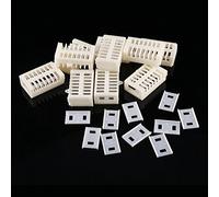 HETHLIF 10Pcs Plastic Queen Bee Cages for Beekeeping, Management Tool, Bee Rearing Catcher Holder, Style Cage for Safe Transport and Colony Control