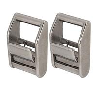 HETHLIF 2Pcs Cam Buckles Cam Flap Buckles Webbing Lashing Cargo 27mm 316 Stainless Steel No Webbing