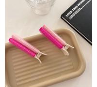 HETHLIF 2Pcs Fluffy Hair, Volumizing Hair Root, Styling Tool for Girls Women, Create Bangs, Curly Hair and Retro Curls, Achieve Elegant and Sweet Temperament with Variety of (pink plus rose red)