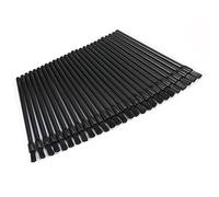 HETHLIF 50Pcs Disposable Lip Brush Lipstick Gloss Wands Applicator Makeup Cosmetic Tool Black, Flexible Plastic Handle, Soft Fiber Brush Hair, Smooth Coverage, Professional and Home