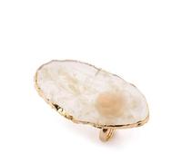 HETHLIF Acrylic Color Nail Art Palette Ring Durable Mixing Tool For Professional Nail Artists Salon Manicure DIY Enthusiasts Acrylic Material 2.7x5cm 1pc (As Shown)