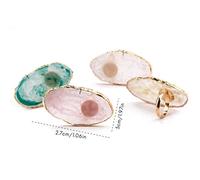 HETHLIF Acrylic Color Nail Art Palette Ring Durable Mixing Tool For Professional Nail Artists Salon Manicure DIY Enthusiasts Acrylic Material 2.7x5cm 1pc (Pink 1)