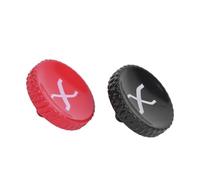 HETHLIF All Metal Stylish Red Black Camera Shutter Release Button for Fuji X Series Cameras with Rubber Ring, Lightweight Alloy Material, Convenient for Travel and Photography Enthusiasts